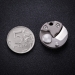 Мини нож-брелок Титановая монета D2 (grey)