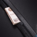 Кожаный ремень с потайным карманом Network 120 см. (black) 