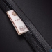 Кожаный ремень с потайным карманом Discrete 115 см. (black)