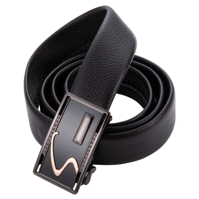 Кожаный ремень с потайным карманом Sole (black)