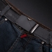 Кожаный ремень с потайным карманом John V1 (black)