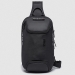 Однолямочный рюкзак с USB портом и кодовым замком Extent (black)