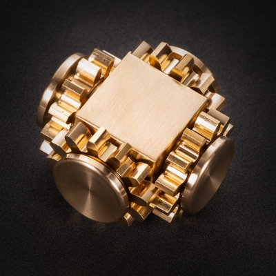 EDC антистресс Cube (gold)