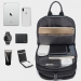 Однолямочный рюкзак с USB портом Duo (black)