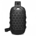 Однолямочный рюкзак с USB портом и кодовым замком Hoshi (black)