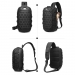 Однолямочный рюкзак с USB портом и кодовым замком Hoshi (black)