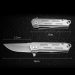 Мини нож-брелок Helper D2 (chrome)