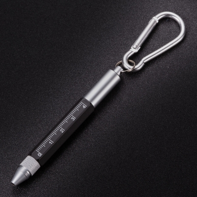 Мини ручка-брелок 5 в 1 Multi (black)