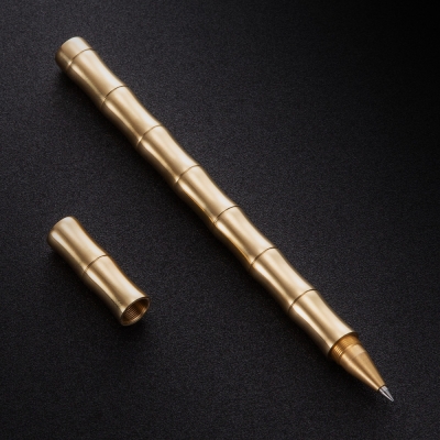 Латунная ручка Бамбук V1 (gold)