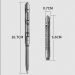 Титановая ручка Expert mini (grey)