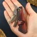 Мини нож-брелок Type (brown)
