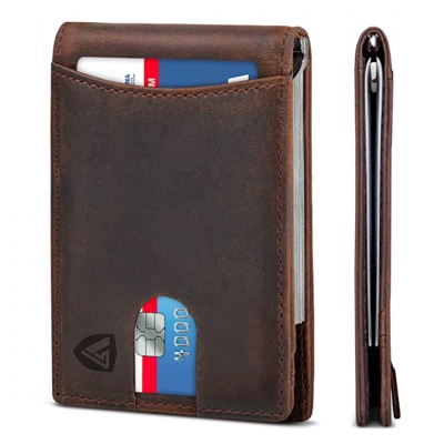Картхолдер с RFID защитой Focus (brown)