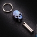 Титановый брелок/бусина для темляка TiSkull plus (blue)