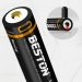 Аккумулятор c USB зарядкой Beston 3.7V 3500 мАh 18650 Li-Ion с защитой