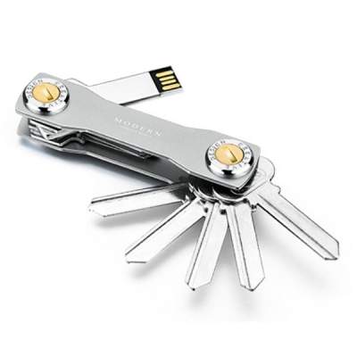 Органайзер для ключей с флешкой Smart Key 32 Гб (silver)