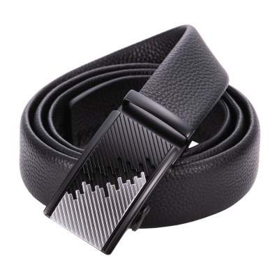 Кожаный ремень с потайным карманом Equalizer 115 см. (black) 